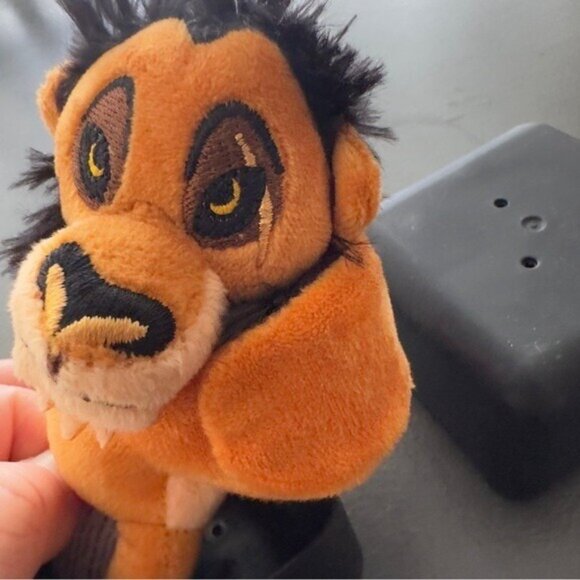 Disney Villains Scar Creepy Cuff Plush The Lion King Cutie Cuff Snap Bracelet - Picture 2 of 8